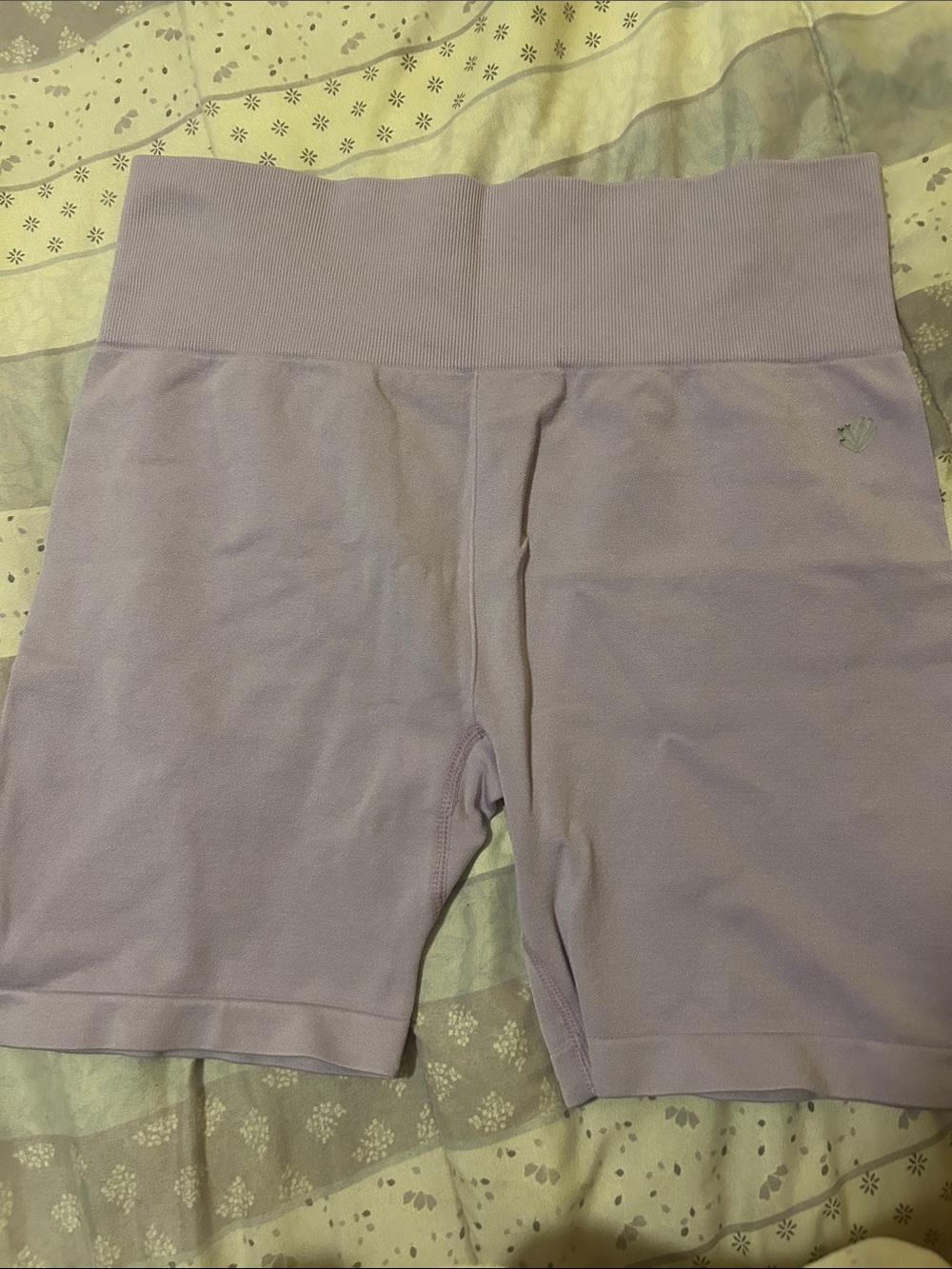 Forever 21 Lilac High-Waist Bike Shorts